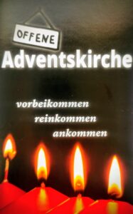 Mehr über den Artikel erfahren Einladung | Offene Adventskirche | an jedem Adventssonntag 16-18 Uhr | Kreuzkirche Buchheim