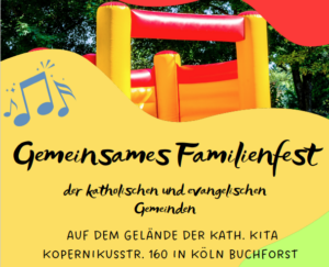 Mehr über den Artikel erfahren Einladung | Ökumenisches Gemeindefest in Buchforst | Sonntag, 14. Juni 2026 ab 10:30 Uhr